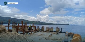 Kirakira Wharf Progressing Steadily
