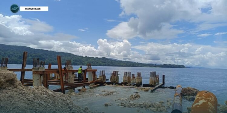 Kirakira Wharf Progressing Steadily