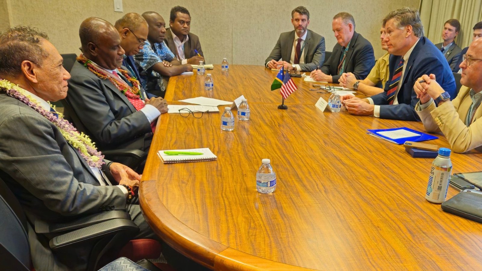 Prime Minister Manele Meets U.S. Deputy Secretary of State Christopher ...