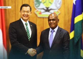 PM Manele farewells Ambassador Supandy