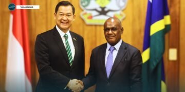 PM Manele farewells Ambassador Supandy