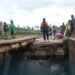 Tabalia Bridge in Northwest Guadalcanal damaged by severe weather conditions.