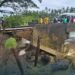Now that the flood level recedes, a contractor will be mobilized soon to the site to carry out emergency repair works aimed at reconnecting the bridge.