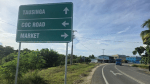 A total of 104 road signs were installed.