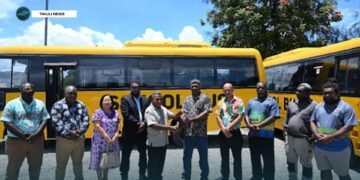 MID Donates School Buses to Honiara City Council to Improve Student Transportation