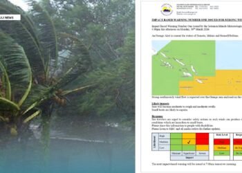 STRONG WIND WARNING NUMBER ONE