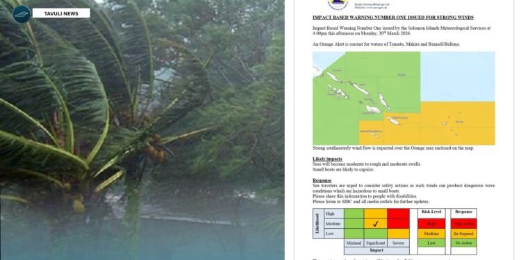 STRONG WIND WARNING NUMBER ONE