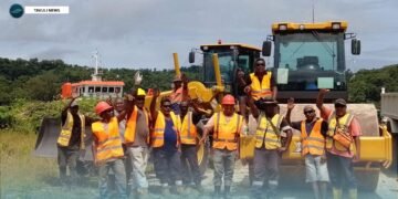 Small Malaita Road Project boosted with delivery of new road machineries