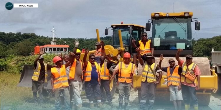 Small Malaita Road Project boosted with delivery of new road machineries