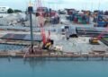 Piling Works Begin at Honiara International Wharf