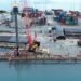 Piling Works Begin at Honiara International Wharf