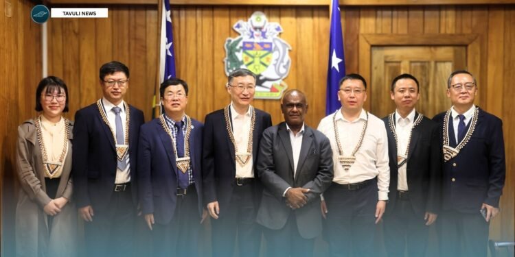 PRIME MINISTER RECEIVES COURTESY CALL FROM OCEAN UNIVERSITY OF CHINA