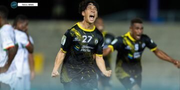 Sota Higashide's stoppage-time penalty gave Solomon Kings a crucial 3-2 victory over Vanuatu United at HFC Bank Stadium