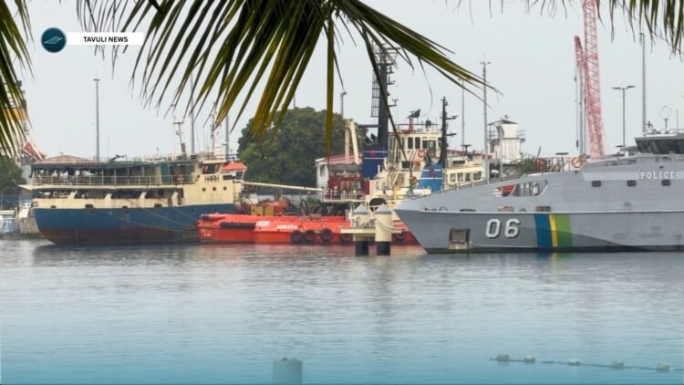 View to the GG wharf Point Cruz. Photo: Tavuli News-Solomon Islands