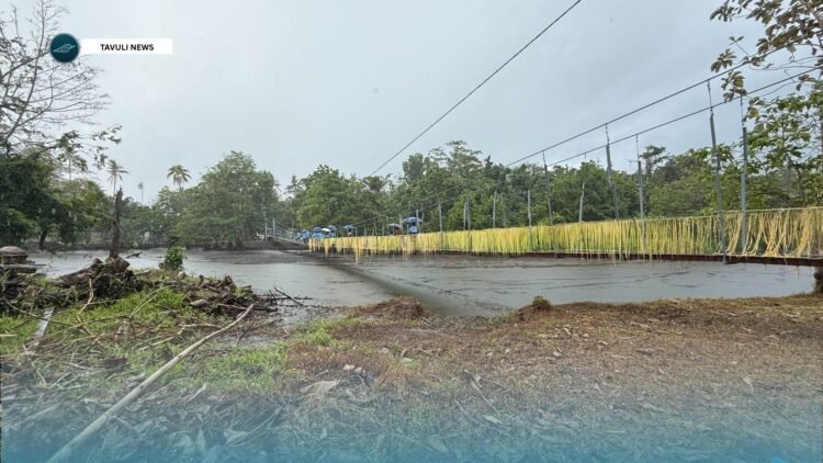 Kukudu Suspension Bridge. Photo: Tavuli News- Solomon Islands