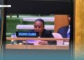 The Solomon Islands Delegation at the 11th Review Conference of the Non- Proliferation Treaty.