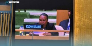 The Solomon Islands Delegation at the 11th Review Conference of the Non- Proliferation Treaty.