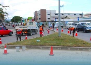 CAUSE II Kerb Painting Works Begin in Honiara 