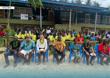 Japan Hands Over New Two-Story Classroom Building to Vaghara Primary School in Choiseul Province