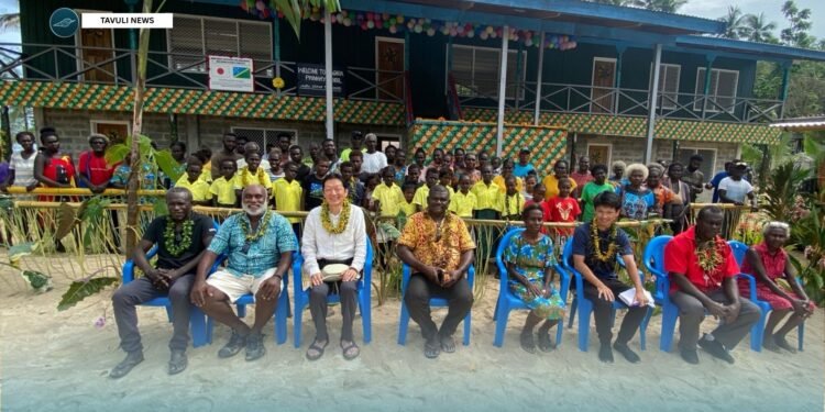 Japan Hands Over New Two-Story Classroom Building to Vaghara Primary School in Choiseul Province