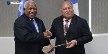 Minister Hou Chairs Special Pacific Islands Forum Foreign Ministers Meeting from Honiara