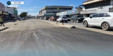 The completed seal sections now open for motorist.