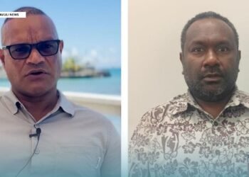 Photo: Left, Solomon Islands prize recipient Crispin Laka in 2025; Right, Solomon Islands journalist Eddie Trevor Osifelo, Sub-Editor & Weekend Editor of Solomon Star Newspaper, and a judge in the 2026 edition.