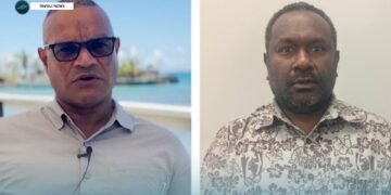Photo: Left, Solomon Islands prize recipient Crispin Laka in 2025; Right, Solomon Islands journalist Eddie Trevor Osifelo, Sub-Editor & Weekend Editor of Solomon Star Newspaper, and a judge in the 2026 edition.