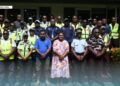 Group photo: The workshop brings together officers from the ministry's Land Transport Management Services Division, the Royal Solomon Islands Police Force Traffic Department, the Honiara City Council Law Enforcement Division, and the Inland Revenue Division who hold delegated authority under the Road Transport Act.