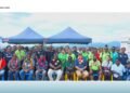 Pictured fourth from left MECDM Minister, the Hon. Wayne Ghemu, along with government officials and volunteers taking part in the World Environment Day initiative at Bloody Ridge National Peace Park.