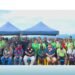 Pictured fourth from left MECDM Minister, the Hon. Wayne Ghemu, along with government officials and volunteers taking part in the World Environment Day initiative at Bloody Ridge National Peace Park.