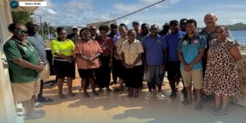 Group photo of participants in Gizo, Western Province
