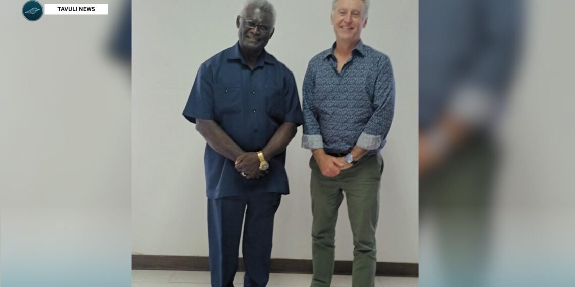 Australian High Commissioner Engages with Leader of the Alternative Government, Manasseh Sogavare, MP