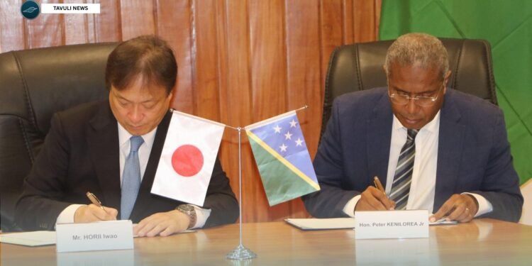 Japan and Solomon Islands sign grant agreements for human resource development and malaria diagnosis