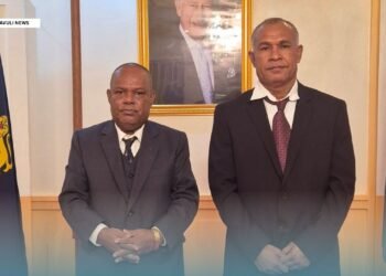 Former Police Sergeant Mr Aitorea Sworn In as Acting Commissioner of RSIPF