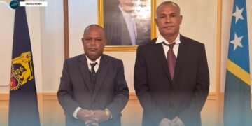 Former Police Sergeant Mr Aitorea Sworn In as Acting Commissioner of RSIPF
