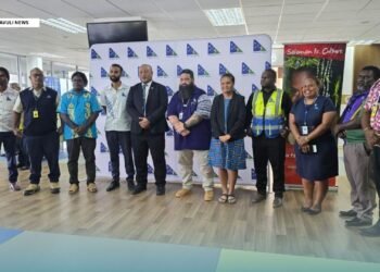 Solomon Islands High Commissioner to PNG attends launch of Solomon Airlines direct flight between Honiara and Port Moresby