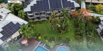 HERITAGE PARK HOTEL EFFORTS TO FIGHT SEA LEVELS RISES GOESBEYOND ITS SOLAR PANELS.