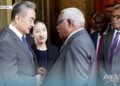 FOREIGN MINISTER RICK HOUENIPWELA MEETS CHINESE FOREIGN MINISTER WANG YI
