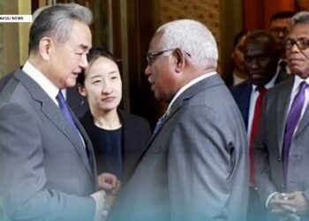 Foreign Minister, Rick Houenipwela Held Talks with Chinese ForeignMinister H.E. Wang Yi