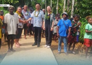 Ghumu community celebrates new footpath infrastructure
