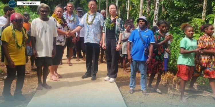 Ghumu community celebrates new footpath infrastructure