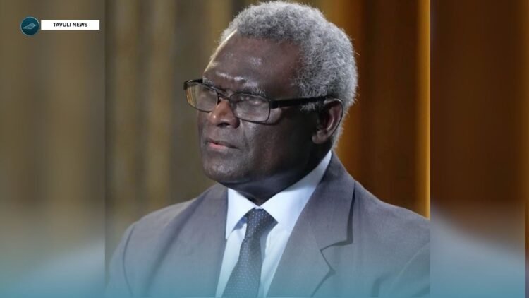 Leader of the Official Opposition,  Manasseh Damukana Sogavare, MP