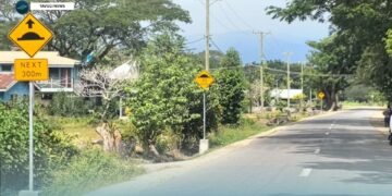 TRAFFIC SIGN INSTALLATION UNDERWAY ON UPGRADED ROADS