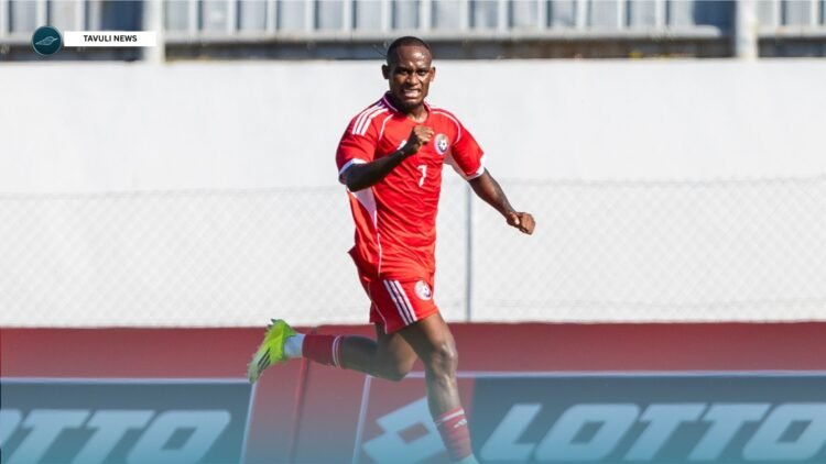Central Coast FC beat AS Venus 3-0// SUPPLIED PHOTO OFC,Rafa Le'ai Celebrate goal.