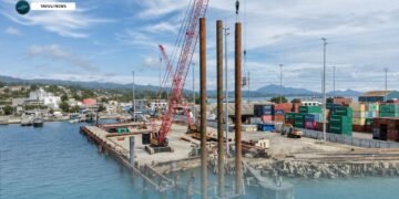 Honiara Port Wharf Extension Works Progressing Well