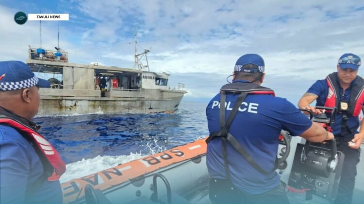 Samoa police doing patrols at sea during Operation Island Chief 2026. Photo: Samoa Police Maritime Wing