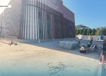 AVIATION COMPLEX BUILDING REACHES 90 PERCENT COMPLETION
