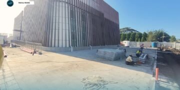 AVIATION COMPLEX BUILDING REACHES 90 PERCENT COMPLETION