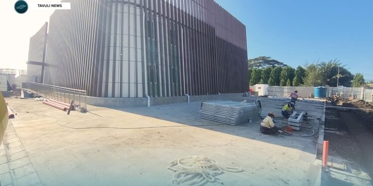 AVIATION COMPLEX BUILDING REACHES 90 PERCENT COMPLETION